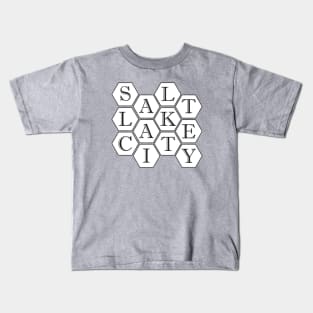 Salt Lake City Black Kids T-Shirt